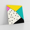 Obraz na płótnie 50x50 - Wesołe Geometryczne Kształty - geometryczne kształty, abstrakcja