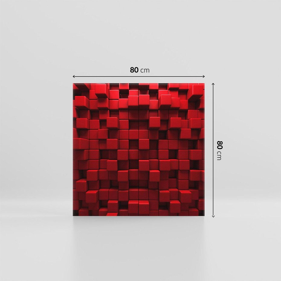 Obraz na płótnie 80x80 - Geometryczne 3D: wizja przestrzeni - geometryczne, 3D