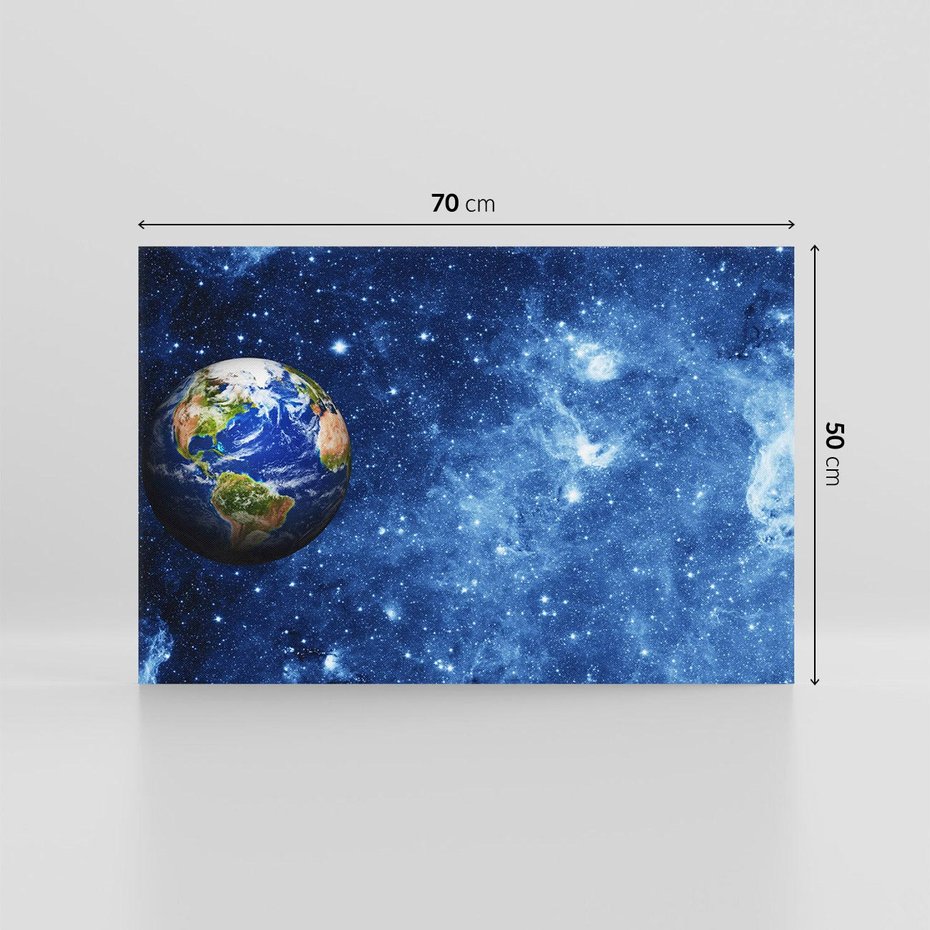 Obraz na płótnie 70x50 - Kosmiczne podróże na Ziemię - kosmos, ziemia