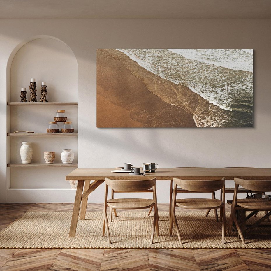 Obraz na płótnie 120x60 - Spokój nad plażą - plaża, morze