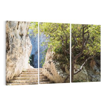 Obraz na płótnie 120x80 - Krok po kroku do celu - schody, perspektywa