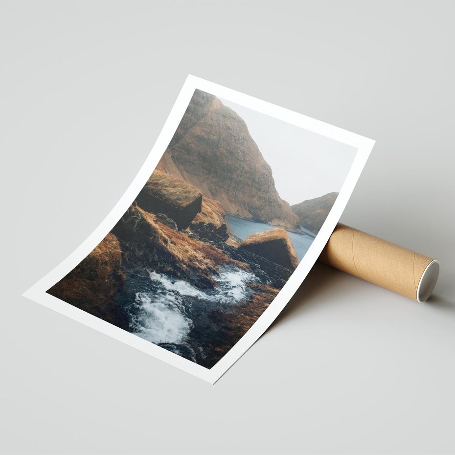 Plakat bez ramy 30x40 - Spokój Natury - skandynawski, pejzaż