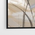Obraz w ramie 50x50 - Nowoczesne Odbicia - akwarela, obraz - rama czarna