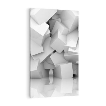Obraz na płótnie 80x120 - Odkryj niezwykłą formę - 3D, abstrakcja