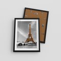 Plakat w ramie 30x40 - Echa Wieży Eiffla - wieża, Eiffla - rama czarna