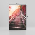 Obraz na płótnie 50x70 - Schody prowadzące do nieznanych ścieżek - schody, ścieżka