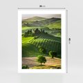 Plakat bez ramy 30x40 - Pejzaż Widoczek - widoczek, pejzaż