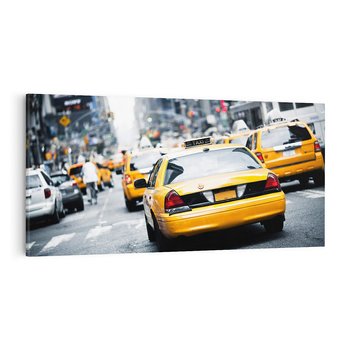 Obraz na płótnie 120x60 - Wszystkie światła prowadzą do Nowego Jorku - TAXI, NY