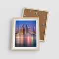 Plakat w ramie 40x50 - Nowy Jork: pulsujące miasto - Nowy Jork, miasto - rama drewno