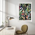 Plakat bez ramy 21x30 - Taniec Plam i Kształtów - abstrakcyjny akwarelowy obraz, plamy
