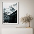 Plakat bez ramy 40x50 - Góry w Zimowym Uścisku - góry, ośnieżone szczyty