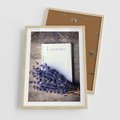 Plakat w ramie 50x70 - Lawendowa Magia - lawenda, fiolet - rama drewno