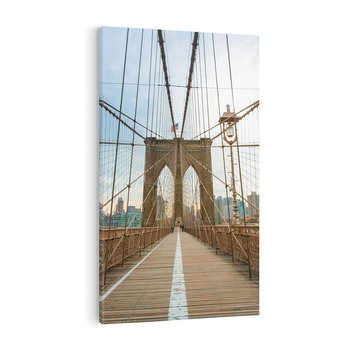 Obraz na płótnie 80x120 - Duch Manhattanu - most, Nowy Jork