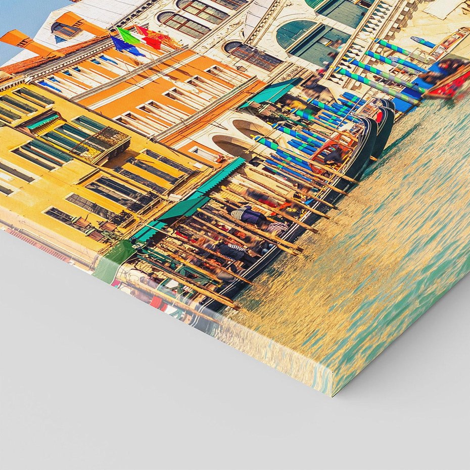 Obraz na płótnie 120x60 - Wenecja: romantyczne zakątki miasta - Wenecja, Włochy