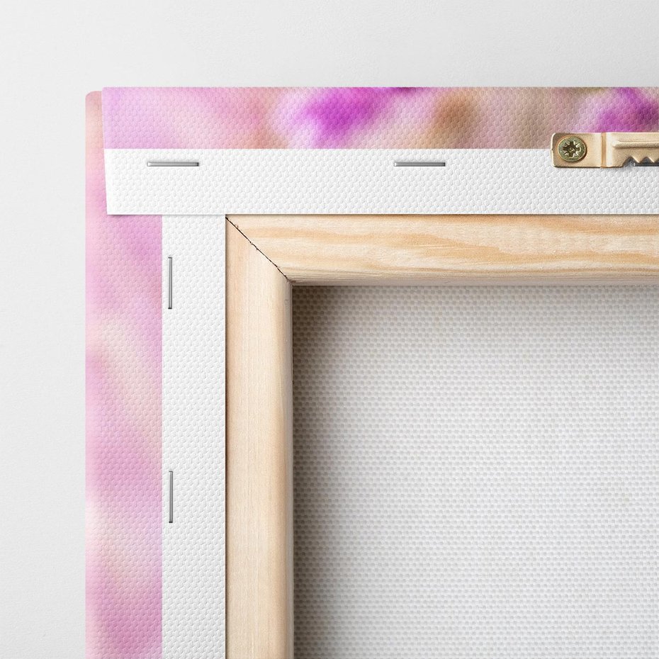 Obraz na płótnie 70x100 - Majestat lawendy: fioletowe pola - lawenda, fiolet