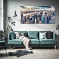 Obraz na płótnie 140x70 - Nowy York w pełnym blasku - Nowy York, miasto