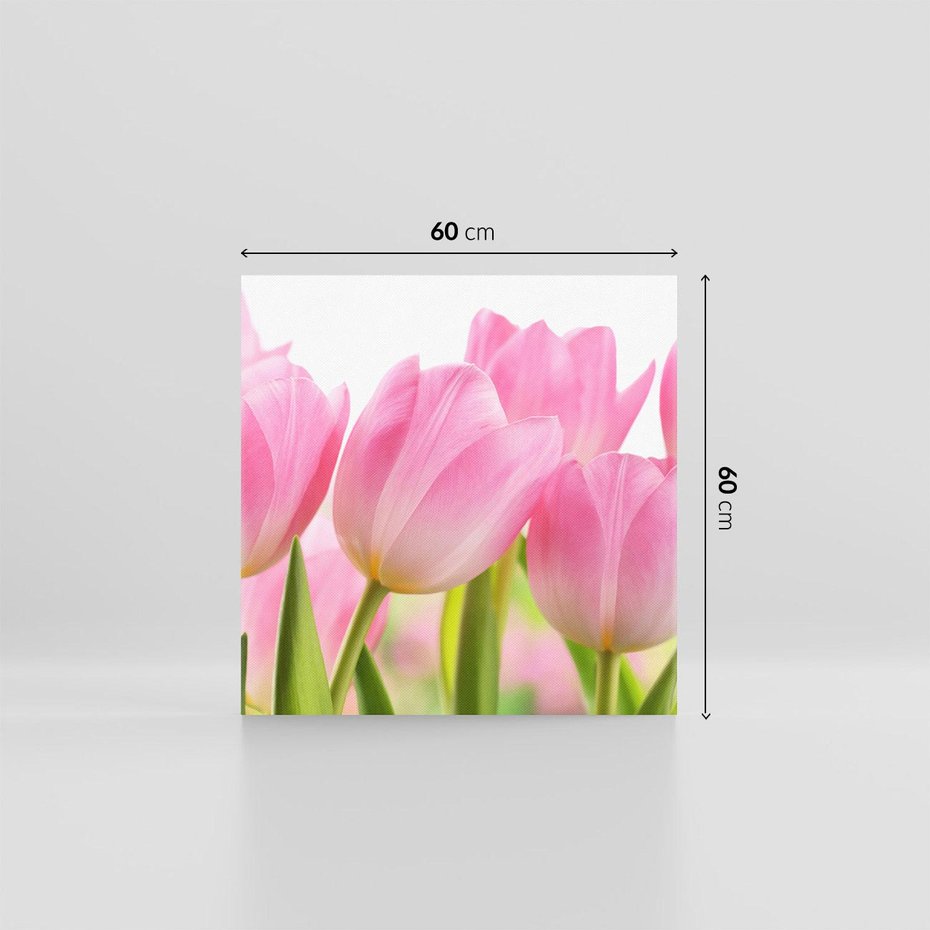 Obraz na płótnie 60x60 - Kwiaty w pełnym rozkwicie - kwiat, Kwiaty