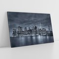 Obraz na płótnie 70x50 - Miejskie Migawki - noc, NY