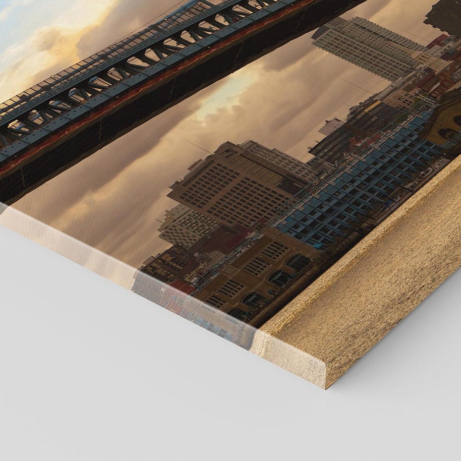 Obraz na płótnie 100x70 - Most w amerykańskim stylu - Philadelphia, most