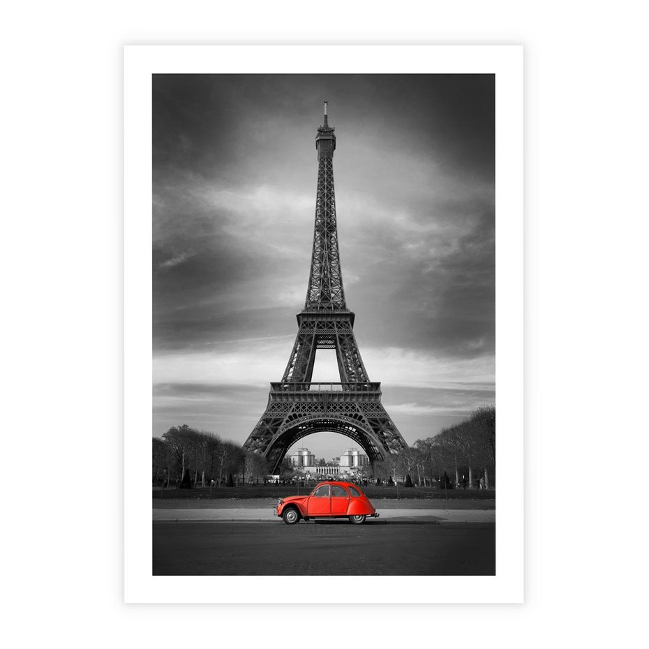 Plakat bez ramy 21x30 - Elegancja Wieży - wieża, Eiffla