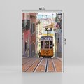Obraz na płótnie 50x70 - Lizbońskie tramwaje - podróż w czasie - Lizbona, tramwaj