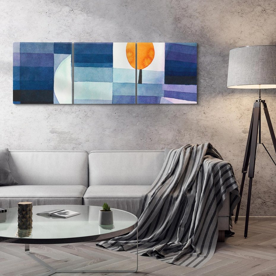 Obraz na płótnie 90x30 - The Harbinger of Autumn 1922, Paul Klee - Reprodukcja - reprodukcja, obraz na płótnie