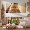 Obraz na płótnie 120x60 - Schody Wymiarów - schody, tunel
