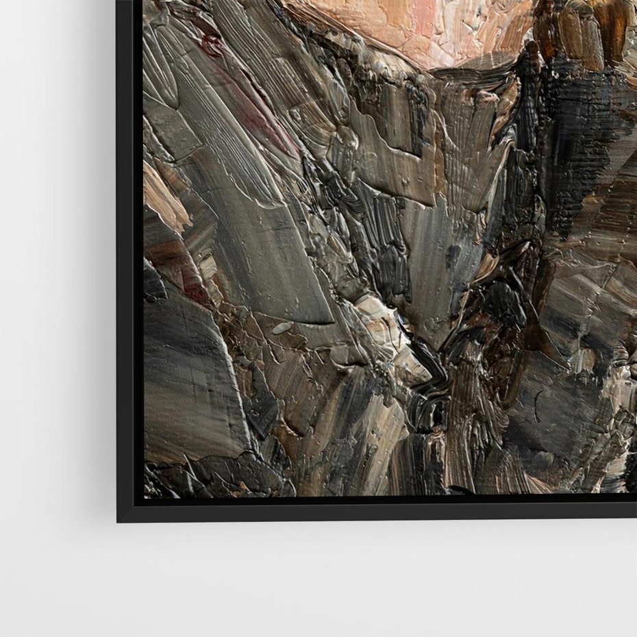 Obraz w ramie 50x50 - Esencja - kobieta wino obraz impresonizm olej na płótnie - rama czarna