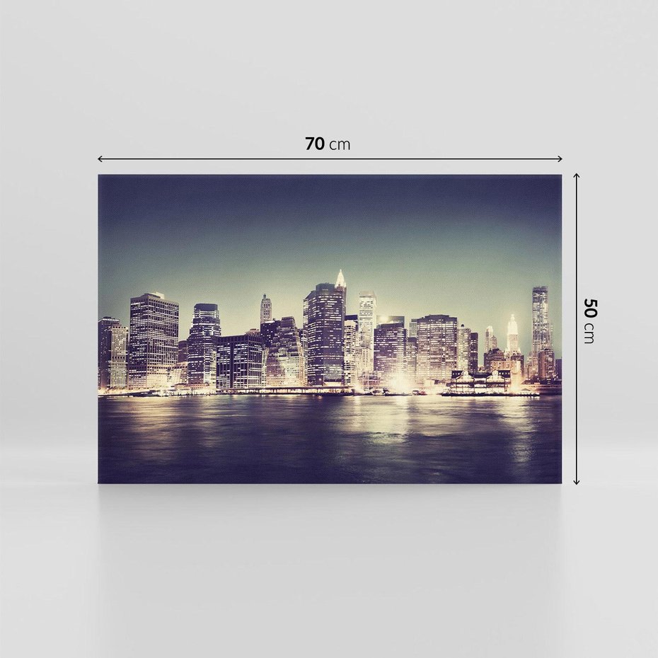 Obraz na płótnie 70x50 - Miasto niekończących się możliwości - Nowy York, miasto