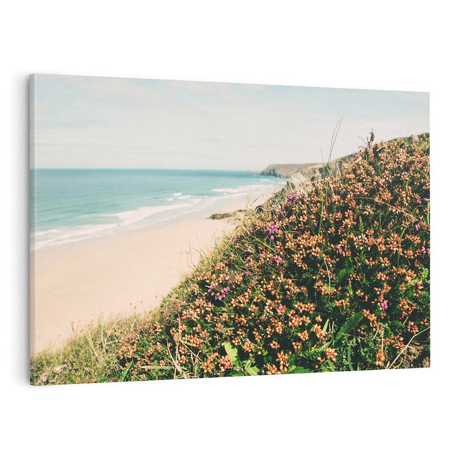 Obraz na płótnie 70x50 - Perspektywa Klifu - fotografia, ocean