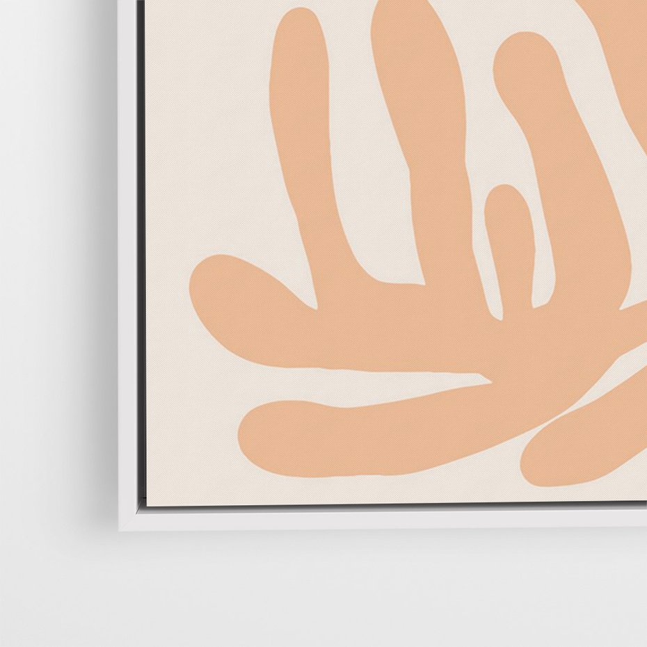 Obraz w ramie 70x100 - Rozkwitające Abstrakcje - nowoczesna sztuka, plakat modern - rama biała