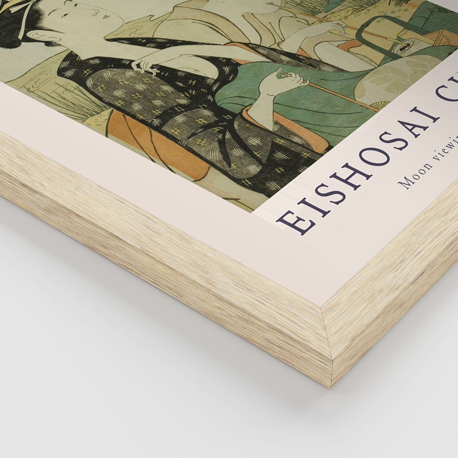 Zestaw obrazy w ramie 40x50 galeria - Japonia, sztuka, Choki, orient - rama drewno