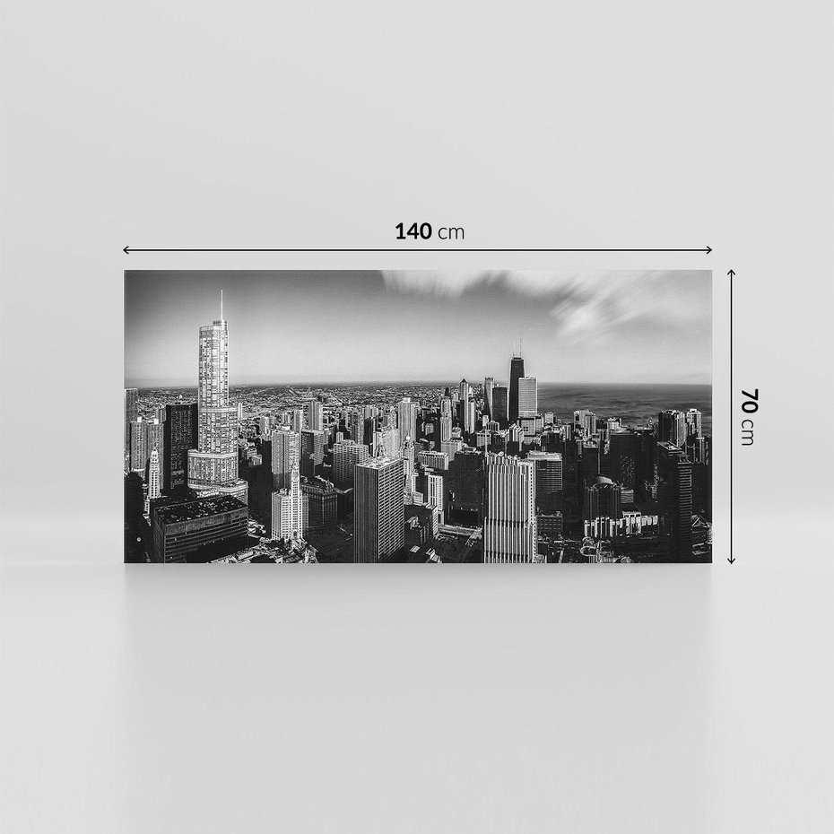 Obraz na płótnie 140x70 - Panorama miejska - miasto, panorama