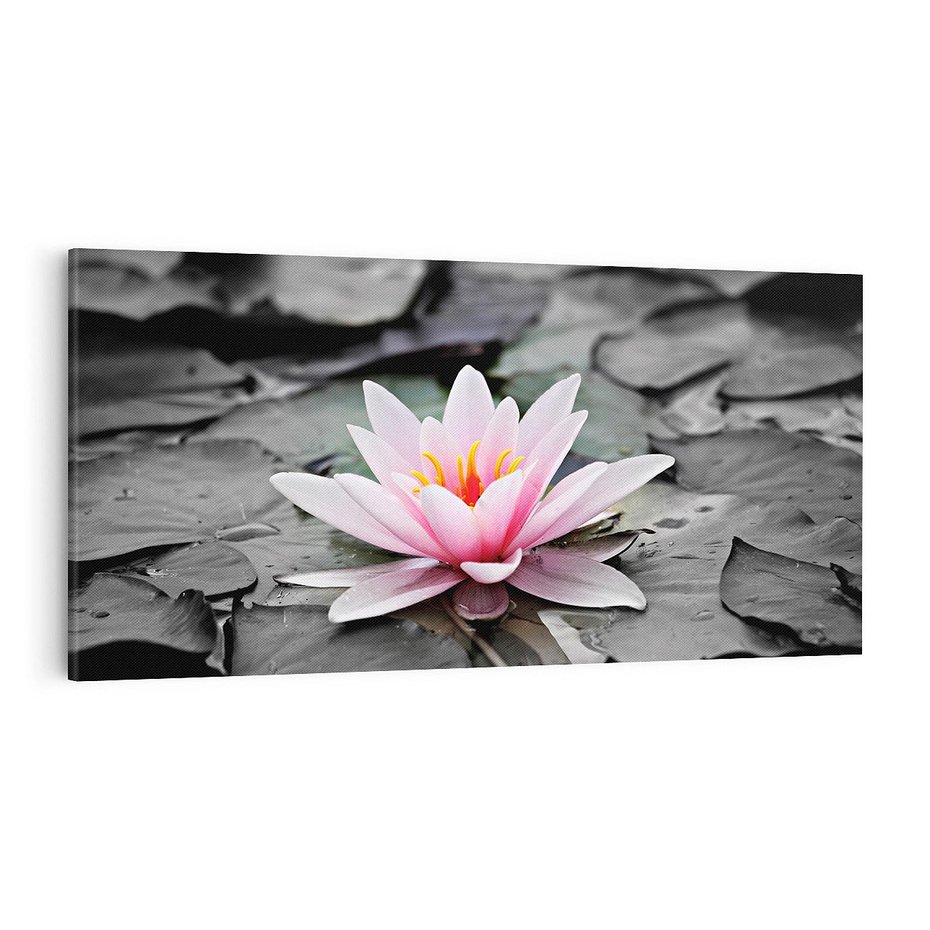 Obraz na płótnie 100x50 - Liliowy kwiat - lilia, kwiat