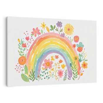 Obraz na płótnie 120x80 - Kwiatowe Marzenia - obraz do pokoju dziecka, dziewczynki