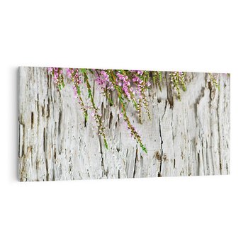 Obraz na płótnie 120x60 - Fioletowe Wrzosy - wrzosy, fiolet