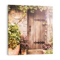 Obraz na płótnie 40x40 - Wyjątkowy Klimat - drzwi, stare