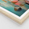 Plakat w ramie 30x40 - Abstrakcyjny Bałagan - abstrakcja, obraz olejny - rama drewno