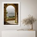 Plakat w ramie 30x40 - Słoneczne Piękno Włoch i Prowansji - Włochy, Prowansja - rama biała