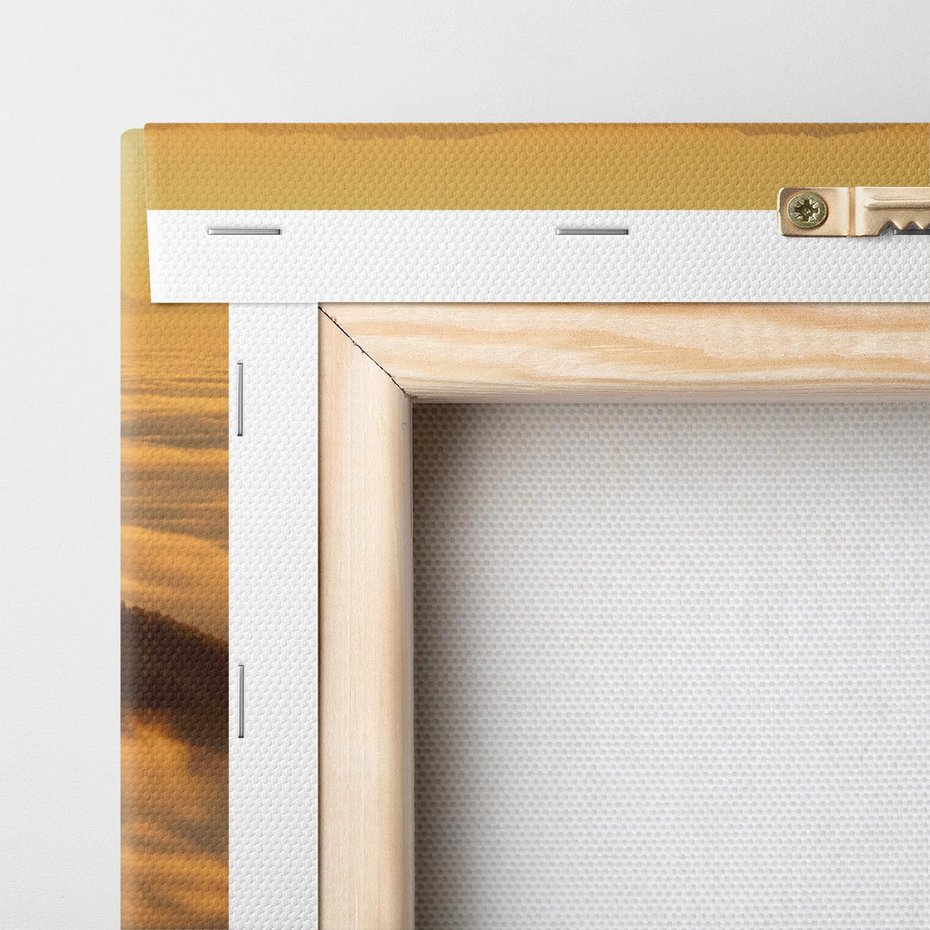 Obraz na płótnie 40x40 - Górzysty ukryty las - góry, las