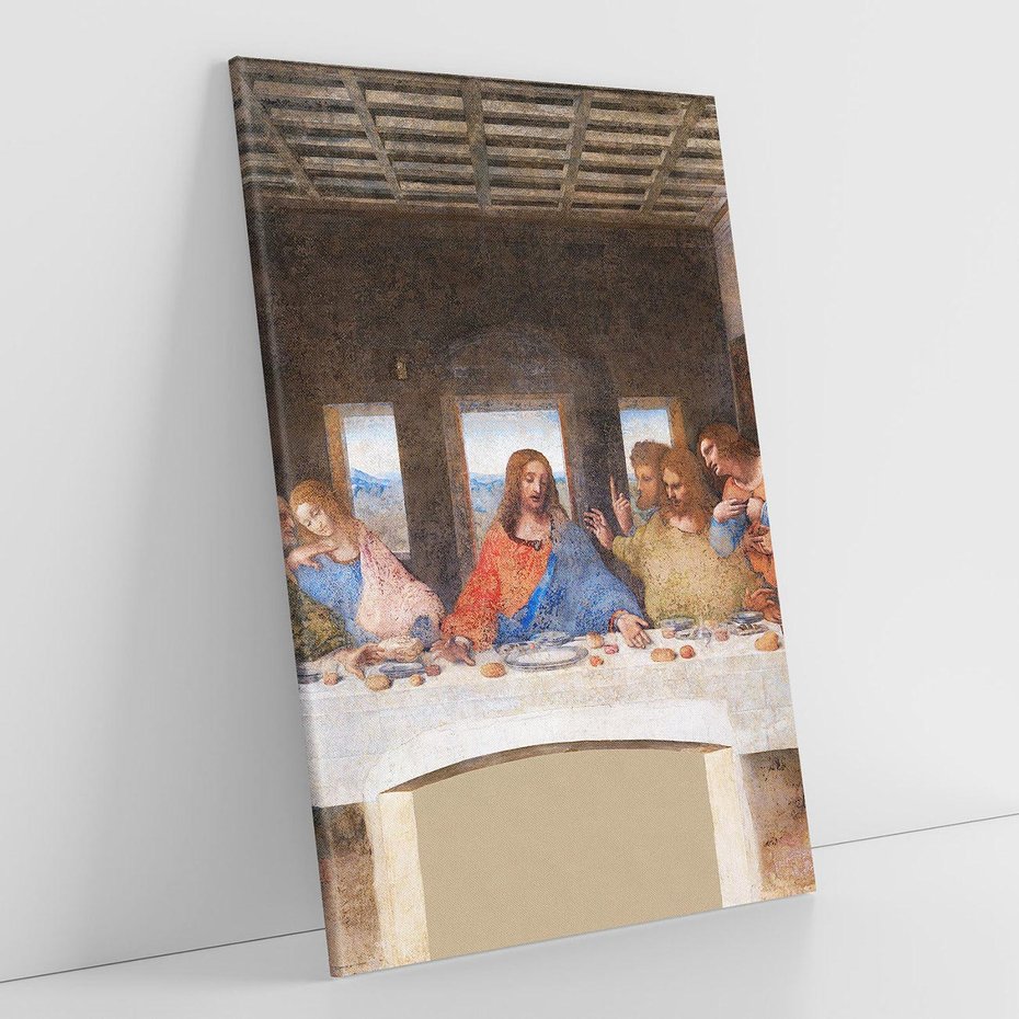 Obraz na płótnie 50x70 - "Ostatnia Wieczerza" (1495-1498) Leonardo da Vinci - Reprodukcja - reprodukcja, obraz na płótnie