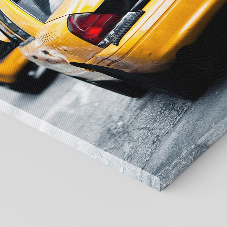 Obraz na płótnie 80x120 - Wszystkie światła prowadzą do Nowego Jorku - TAXI, NY