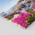 Obraz na płótnie 70x70 - Błękit morza i białe domy - Santorini, Grecja