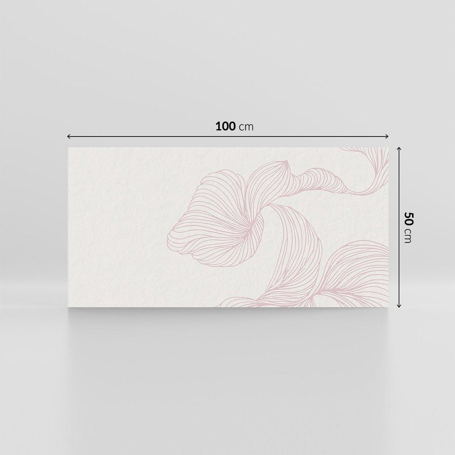 Obraz na płótnie 100x50 - Szept marzeń i tajemnic - abstrakcyjne, roślinne ornamenty