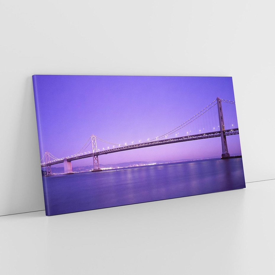 Obraz na płótnie 100x50 - Most nad rzeką w USA - most, rzeka