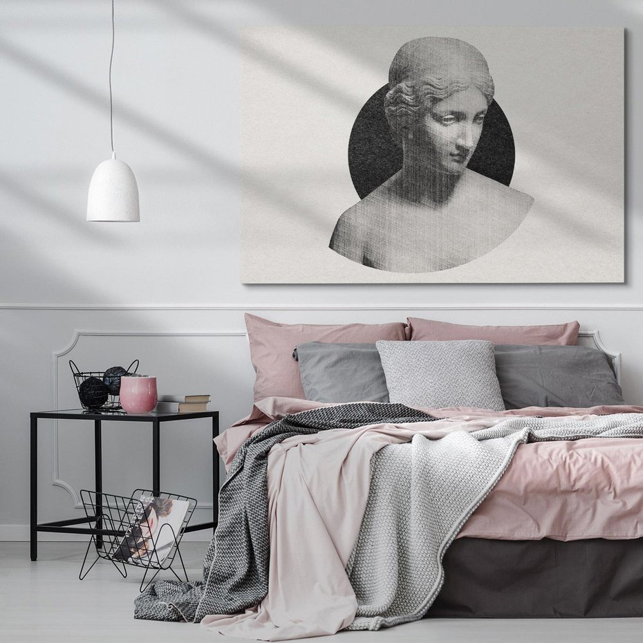 Obraz na płótnie 120x80 - Sztuka Zeszłych Czasów - antyczna rzeźba kobiety, posąg