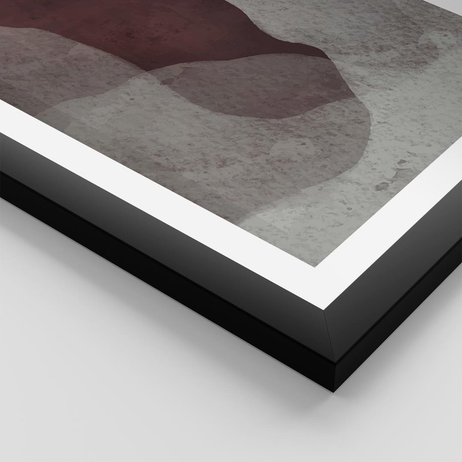 Plakat w ramie 50x70 - Zaklęte Zaburzenia - mroczny plakat, nowoczesne wnętrza - rama czarna