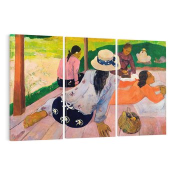 Obraz na płótnie 120x80 - Sjesta 1892, Paul Gauguin - Reprodukcja - reprodukcja, obraz na płótnie