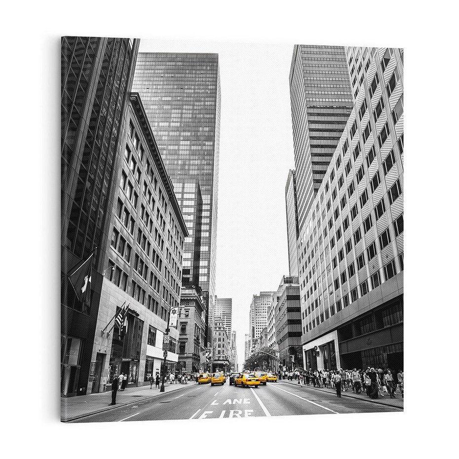 Obraz na płótnie 70x70 - Ulica Nowego Jorku - ulica, Nowy Jork