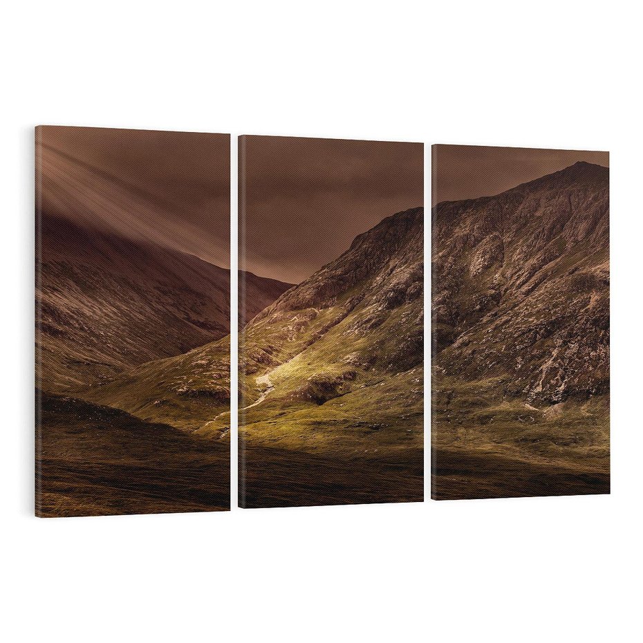 Obraz na płótnie 120x80 - Górska sceneria - góry, krajobraz